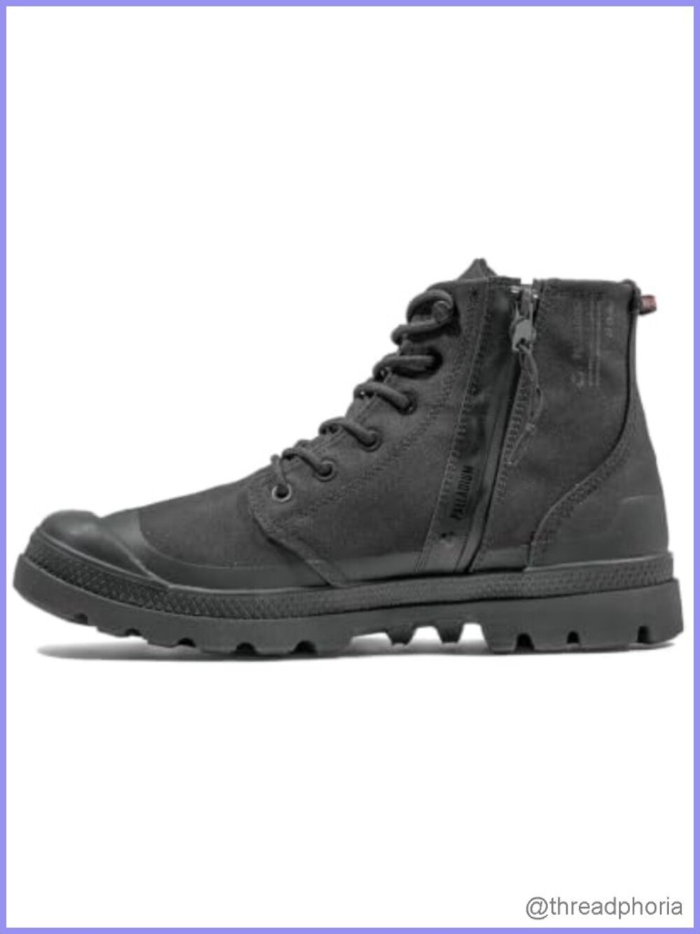 Waterproof Recycled Nylon Ankle Boot with Side Zip for Urban Rain